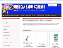 Tablet Screenshot of americanbaton.com